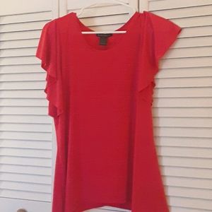 Dark pink casual-formal blouse